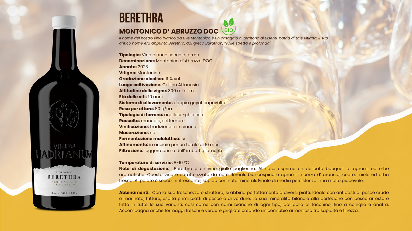 Berethra Montonico d' Abruzzo DOC