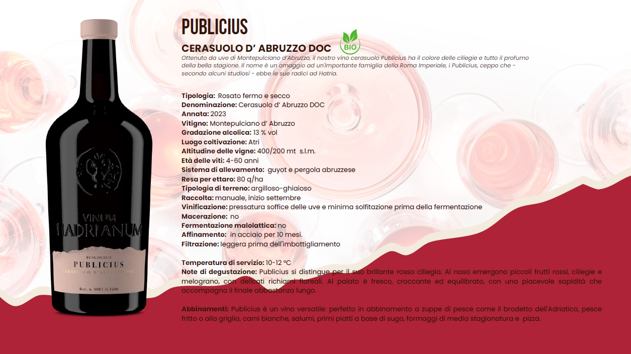 Publicius Cerasuolo D’ Abruzzo DOC