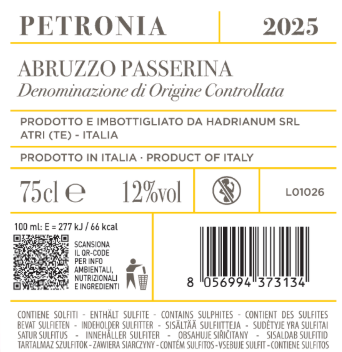 Petronia Abruzzo Passerina DOC 2025