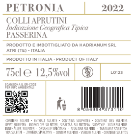 Petronia Passerina Colli Aprutini IGT