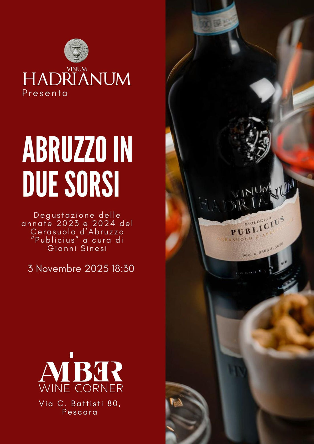 Abruzzo in due sorsi, una degustazione a cura di Gianni Sinesi