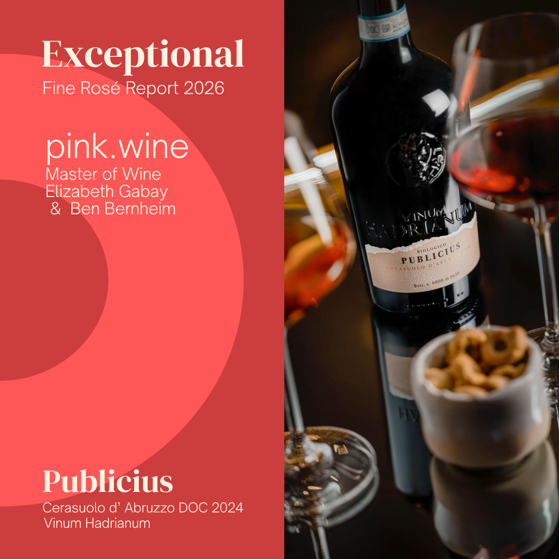 Master of Wine Elizabeth Gabay & Ben Bernheim featured our wine in Fine Rosè Report 2026 as exceptional