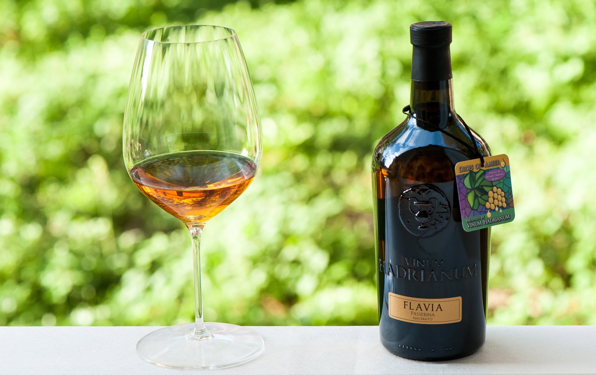 Flavia is our Passerina wine.A fragrant white  grape wine with an intense flavour, native to  the area of the middle Adriatic.0.75L each | Vinum Hadrianum