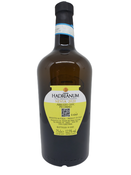 NAEVIA  Abruzzo DOC Pecorino Golden Yellow Wine | Vinum Hadrianum